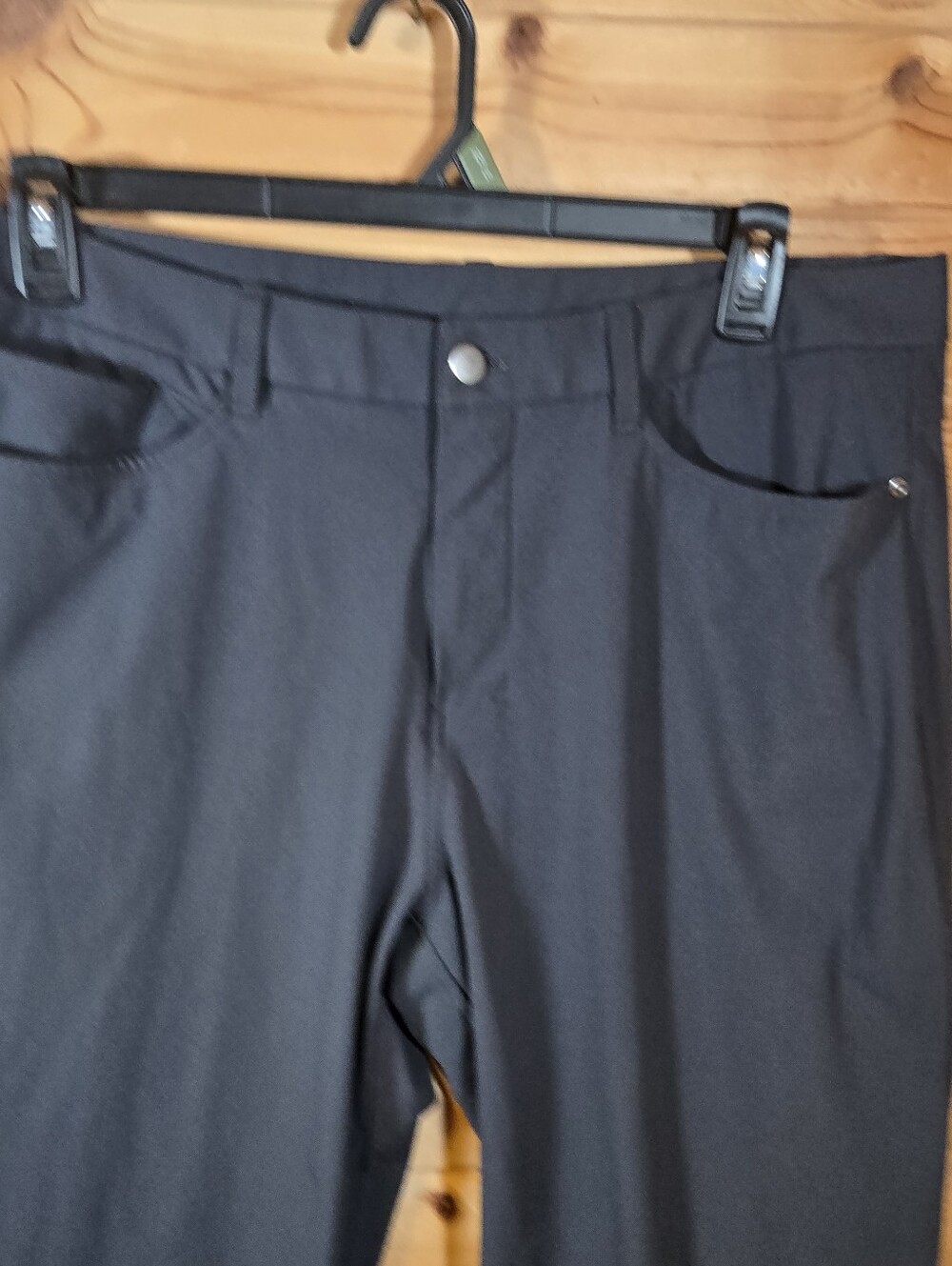 Lululemon Men's ABC Pants 35 x 30 Gray Classic Fit Tech Stretch Performance